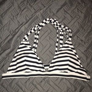 Striped Swim Top - M